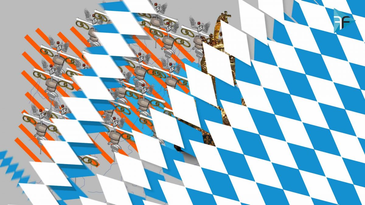 Erklärvideo | Bayerns Urspruenge | Fahne baut sich auf